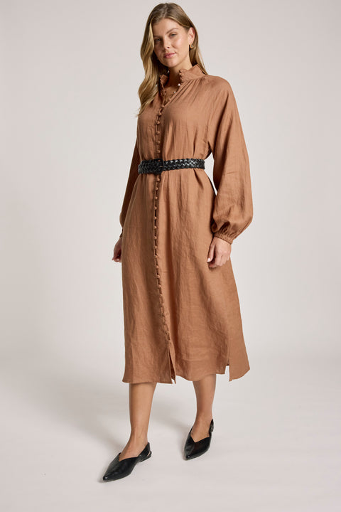 Bajau Button Dress - Willow Collective Mudgee