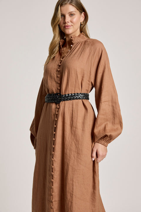 Bajau Button Dress - Willow Collective Mudgee