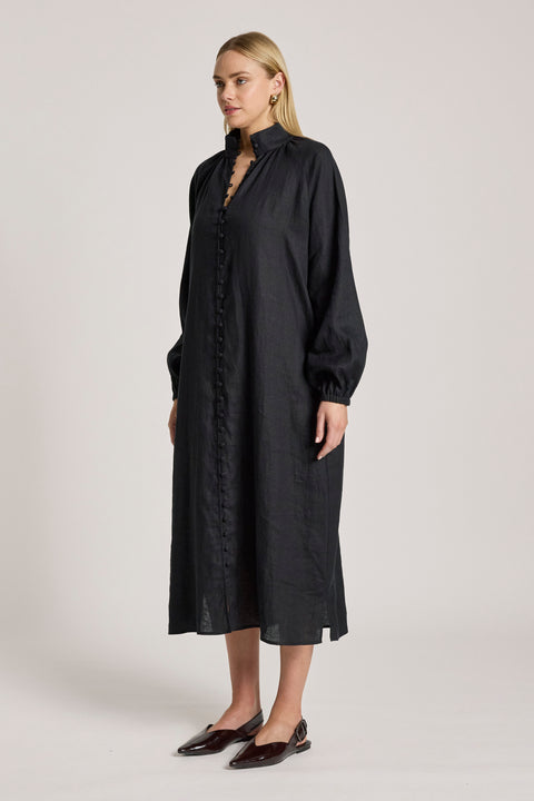 Bajau Button Dress - Willow Collective Mudgee