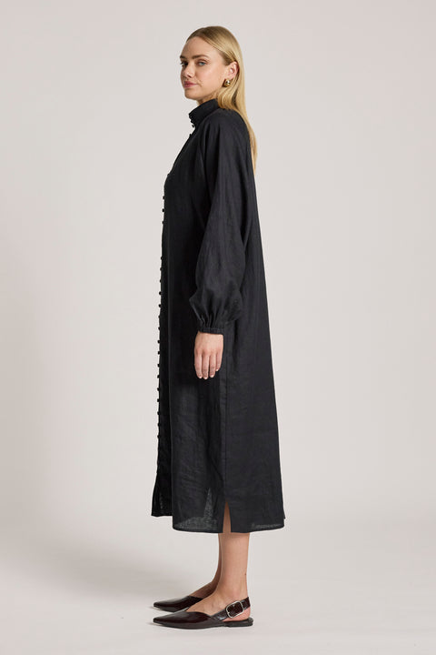 Bajau Button Dress - Willow Collective Mudgee