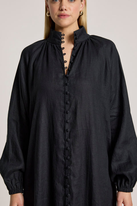 Bajau Button Dress - Willow Collective Mudgee