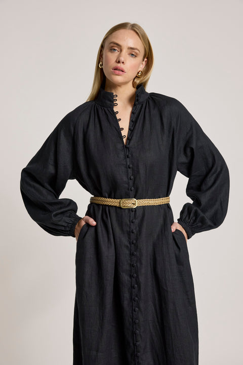 Bajau Button Dress - Willow Collective Mudgee