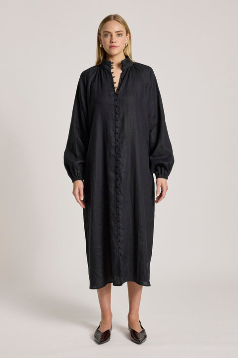 Bajau Button Dress - Willow Collective Mudgee