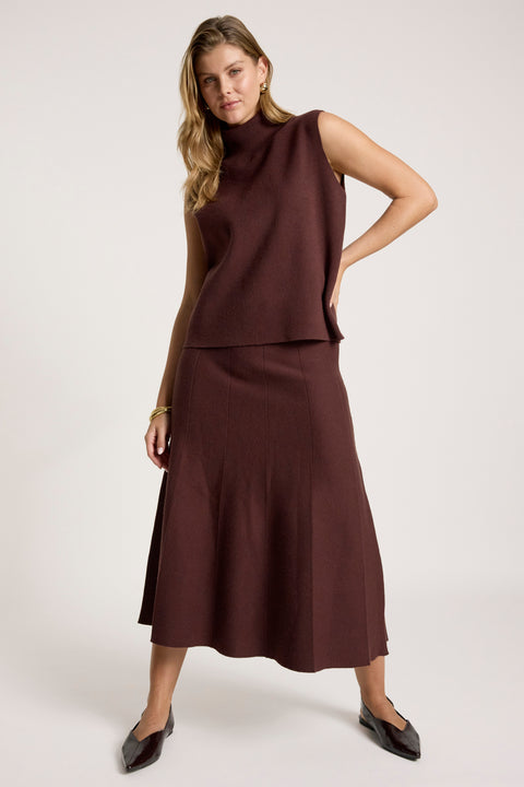 Zala Knit Skirt - Willow Collective Mudgee
