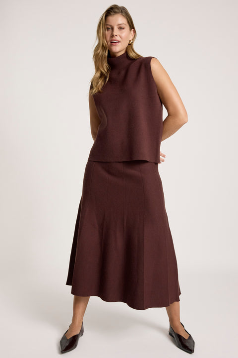 Zala Knit Skirt - Willow Collective Mudgee