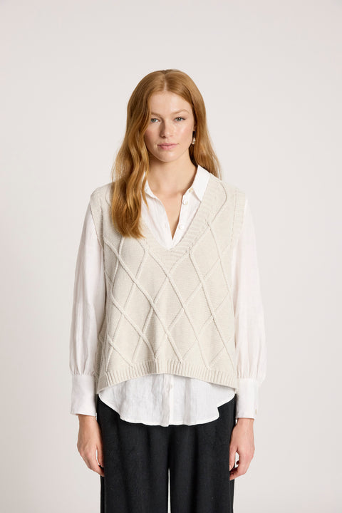 Liora Knit Vest - Willow Collective Mudgee