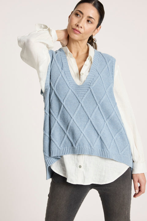 Liora Knit Vest - Willow Collective Mudgee