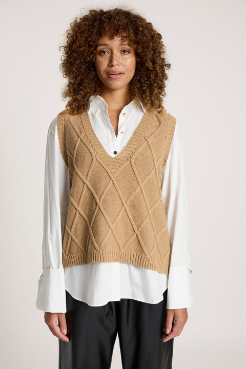 Liora Knit Vest - Willow Collective Mudgee