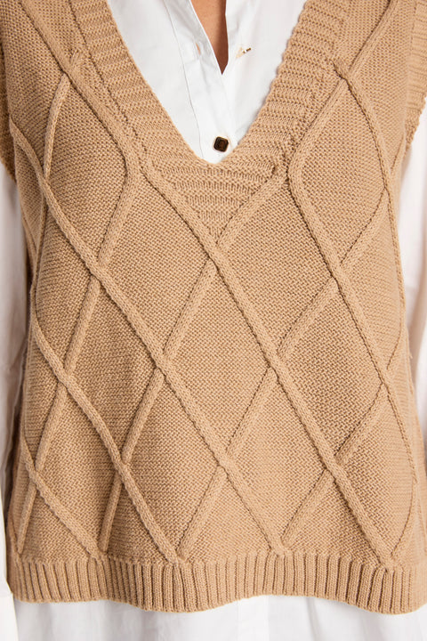 Liora Knit Vest - Willow Collective Mudgee