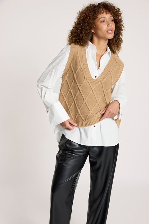 Liora Knit Vest - Willow Collective Mudgee