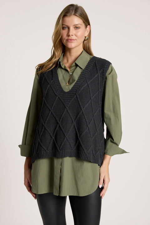 Liora Knit Vest - Willow Collective Mudgee