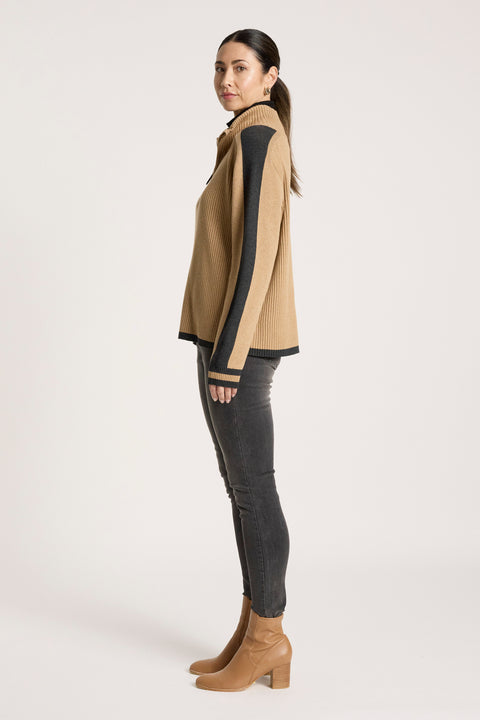 Liora Zip Jumper - Willow Collective Mudgee