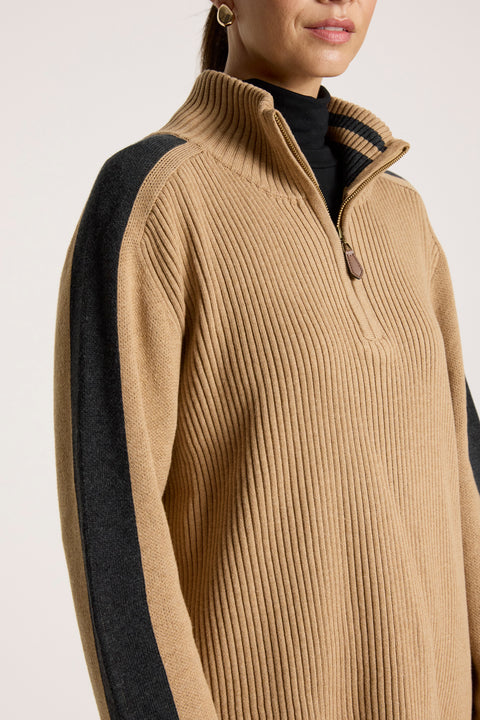 Liora Zip Jumper - Willow Collective Mudgee