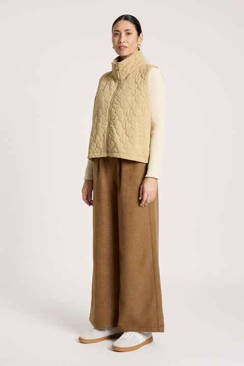 Sansi Quilted Crop Vest - Willow Collective Mudgee