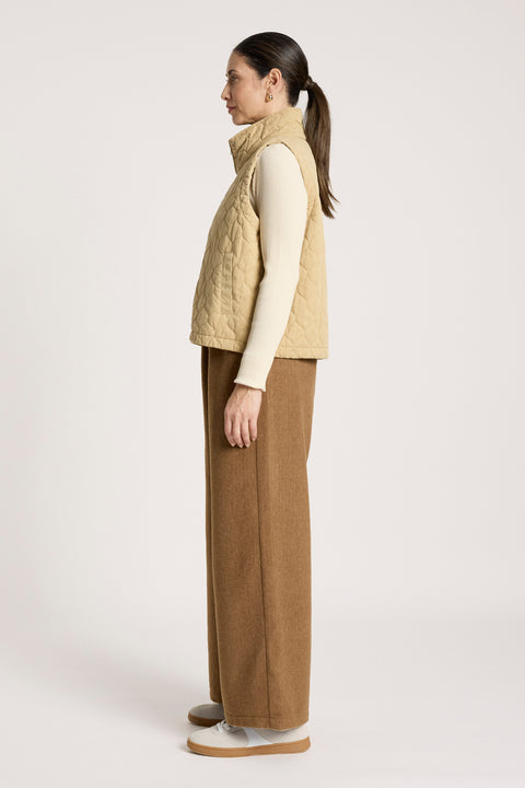 Sansi Quilted Crop Vest - Willow Collective Mudgee