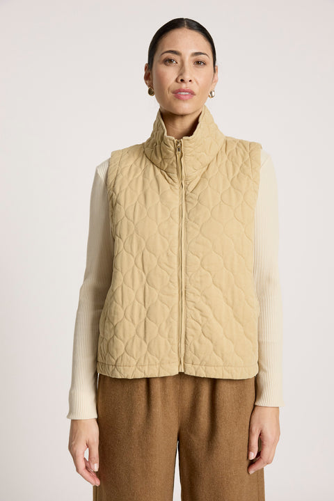 Sansi Quilted Crop Vest - Willow Collective Mudgee