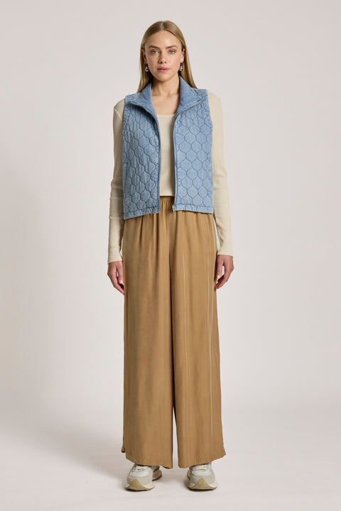 Sansi Quilted Crop Vest - Willow Collective Mudgee