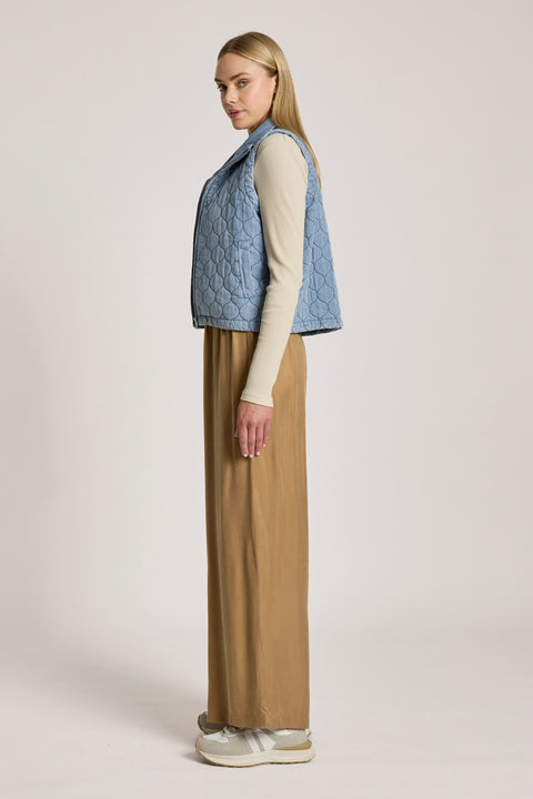 Sansi Quilted Crop Vest - Willow Collective Mudgee