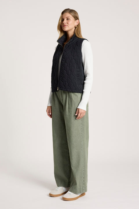 Sansi Quilted Crop Vest - Willow Collective Mudgee