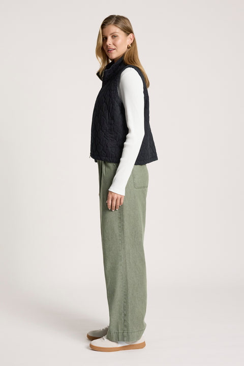 Sansi Quilted Crop Vest - Willow Collective Mudgee