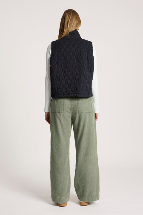 Sansi Quilted Crop Vest - Willow Collective Mudgee