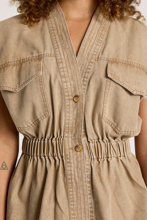 Bodhi Denim Vest - Willow Collective Mudgee