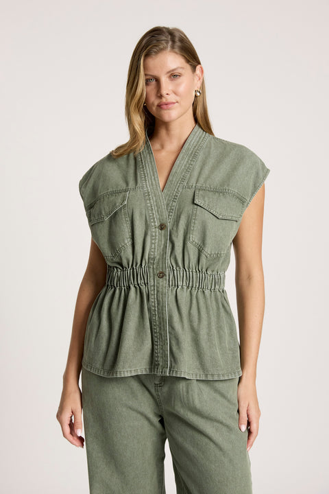 Bodhi Denim Vest - Willow Collective Mudgee