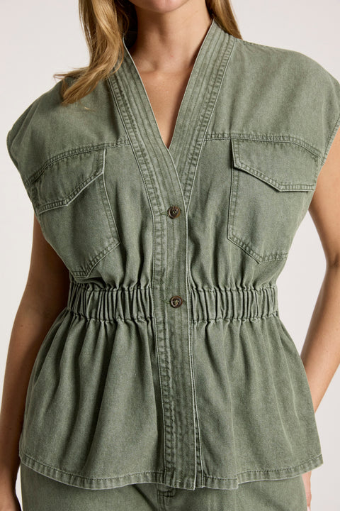 Bodhi Denim Vest - Willow Collective Mudgee