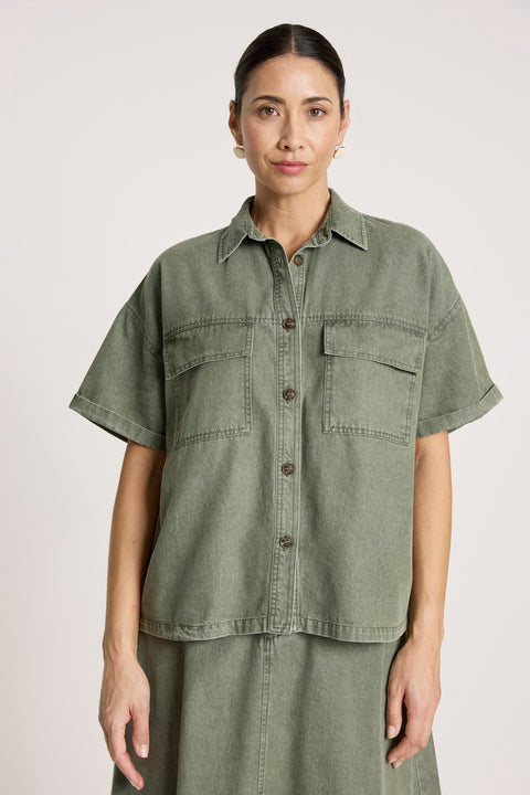 Bodhi Denim Shirt - Willow Collective Mudgee