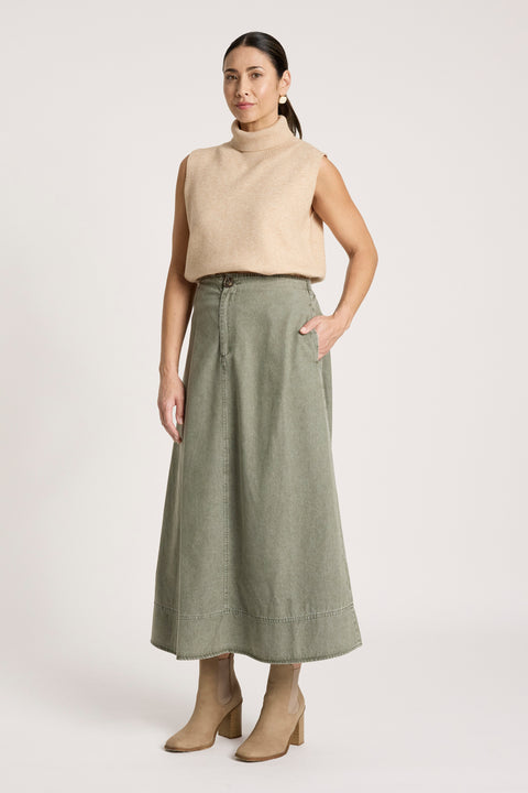 Bodhi Denim Skirt - Willow Collective Mudgee