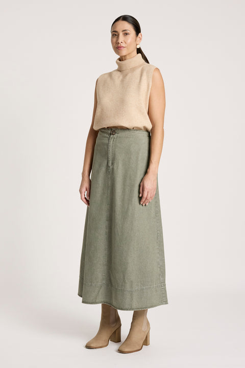 Bodhi Denim Skirt - Willow Collective Mudgee