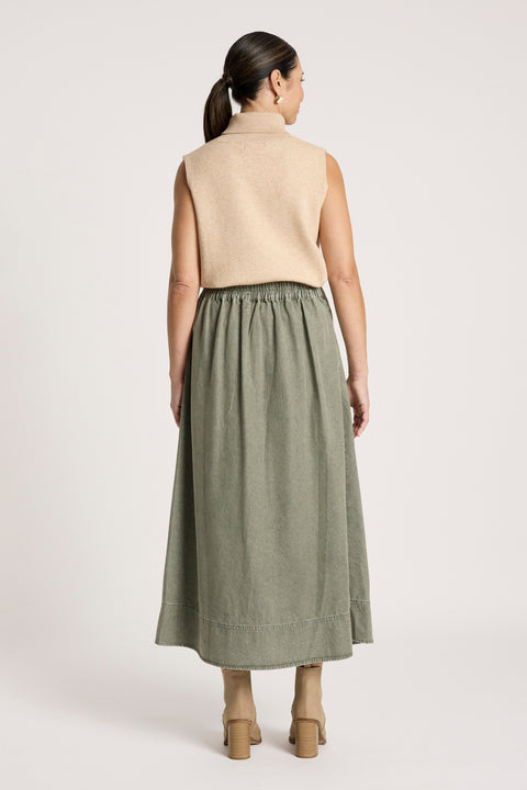 Bodhi Denim Skirt - Willow Collective Mudgee