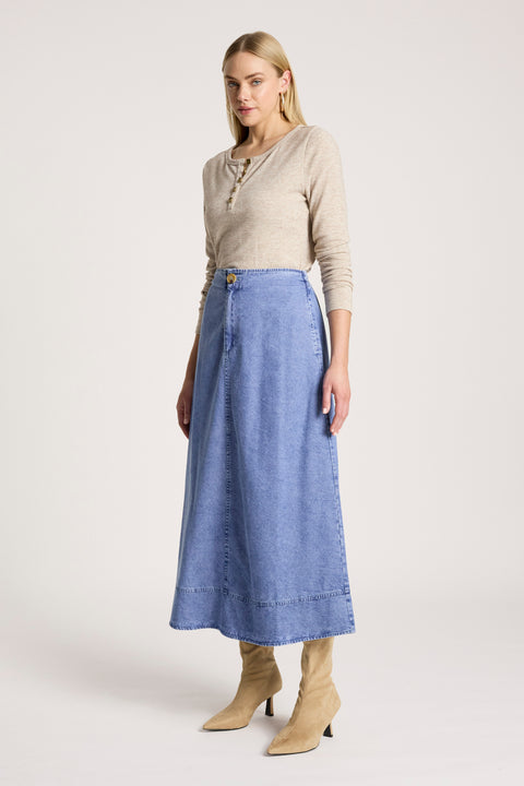 Bodhi Denim Skirt - Willow Collective Mudgee