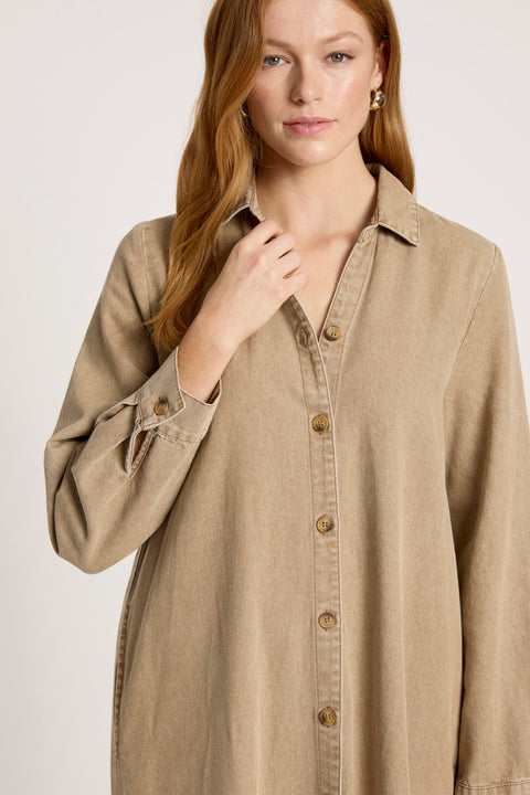 Bodhi Denim Shirt Dress - Willow Collective Mudgee