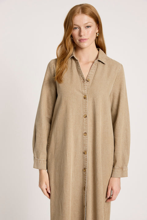Bodhi Denim Shirt Dress - Willow Collective Mudgee