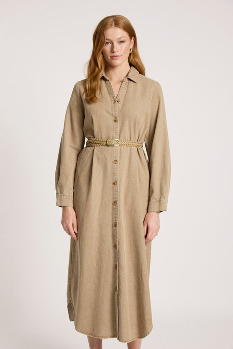 Bodhi Denim Shirt Dress - Willow Collective Mudgee