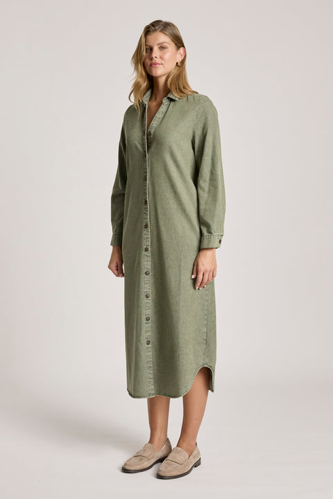 Bodhi Denim Shirt Dress - Willow Collective Mudgee