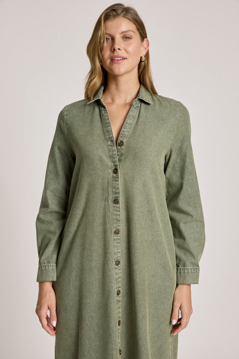 Bodhi Denim Shirt Dress - Willow Collective Mudgee