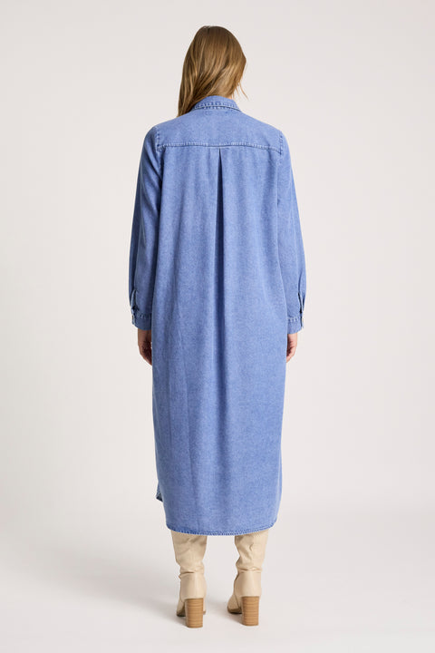 Bodhi Denim Shirt Dress - Willow Collective Mudgee