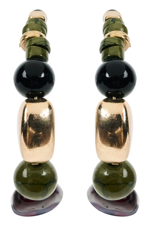 Oman Beaded Earring - Willow Collective Mudgee