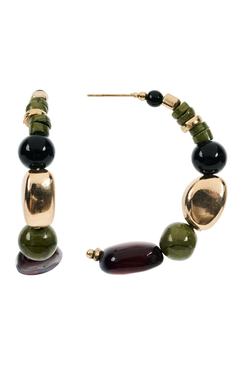 Oman Beaded Earring - Willow Collective Mudgee