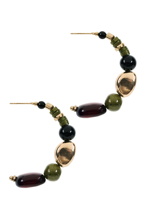 Oman Beaded Earring - Willow Collective Mudgee