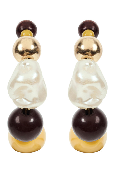 Oman Beaded Earring - Willow Collective Mudgee