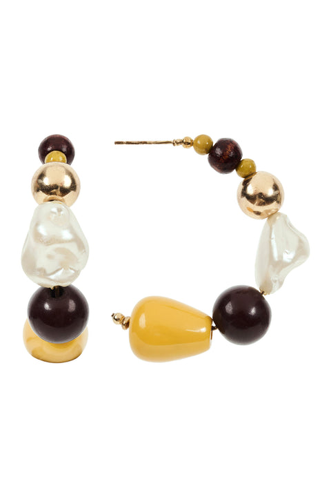 Oman Beaded Earring - Willow Collective Mudgee