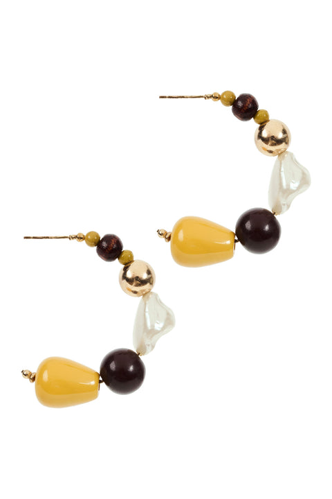 Oman Beaded Earring - Willow Collective Mudgee