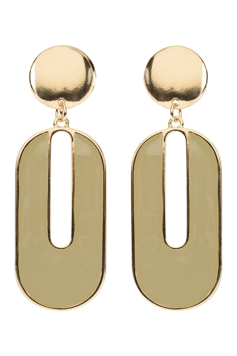 Amira Oval Earring - Willow Collective Mudgee