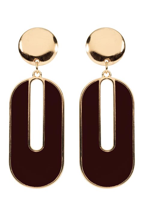 Amira Oval Earring - Willow Collective Mudgee