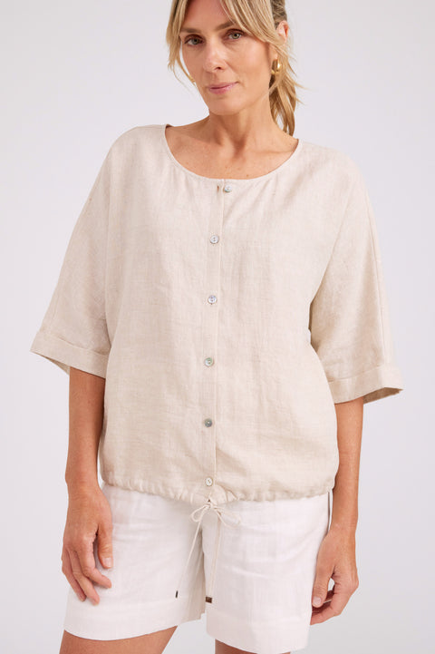Studio Button Top/Jacket - Willow Collective Mudgee
