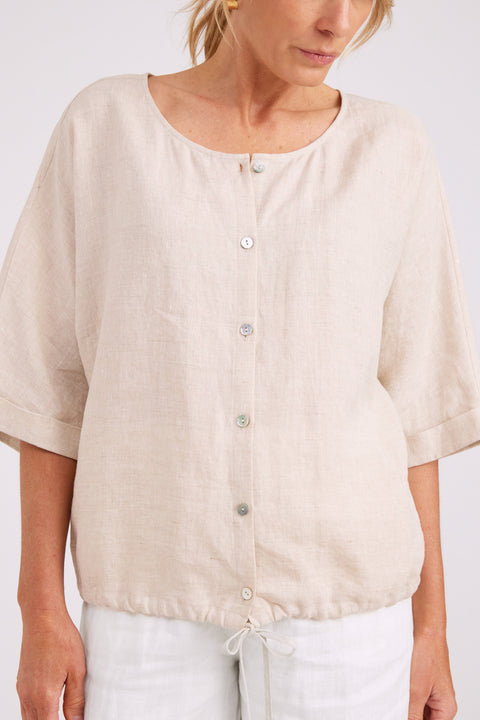 Studio Button Top/Jacket - Willow Collective Mudgee