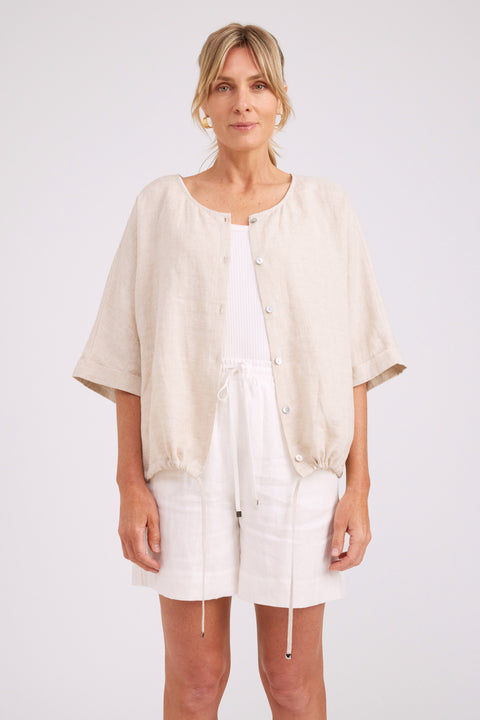Studio Button Top/Jacket - Willow Collective Mudgee